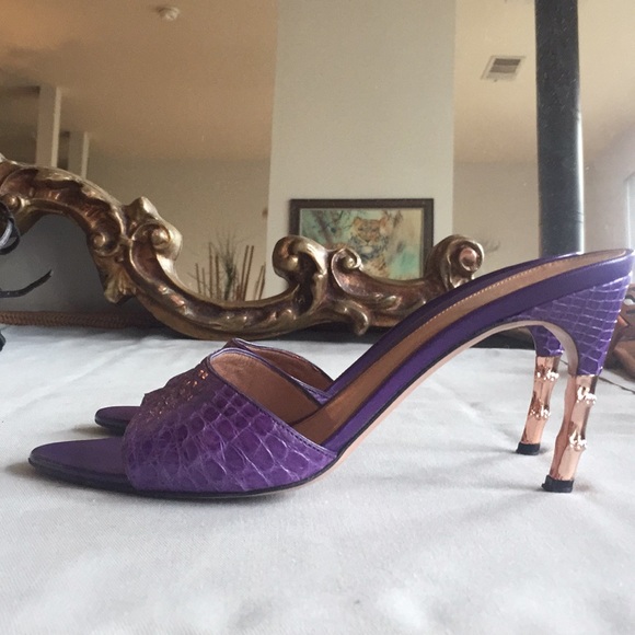 Tom Ford's Last Gucci Runway Purple Crocodile - Picture 7 of 8